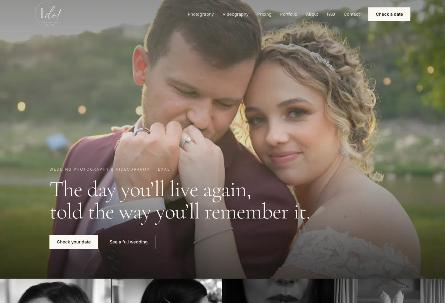 I Do Photo & Video — live Smart Website