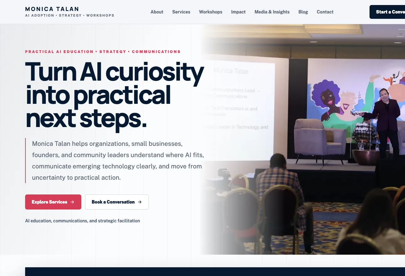 Monica Talan — live Smart Website